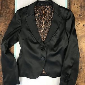 EXPRESS: Black Satin Blazer